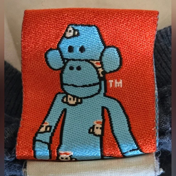 Kid's Paul Frank/Small Paul T-shirt; Sz 6; Navy w/Turquoise/White/Red; GUC - Picture 6 of 8